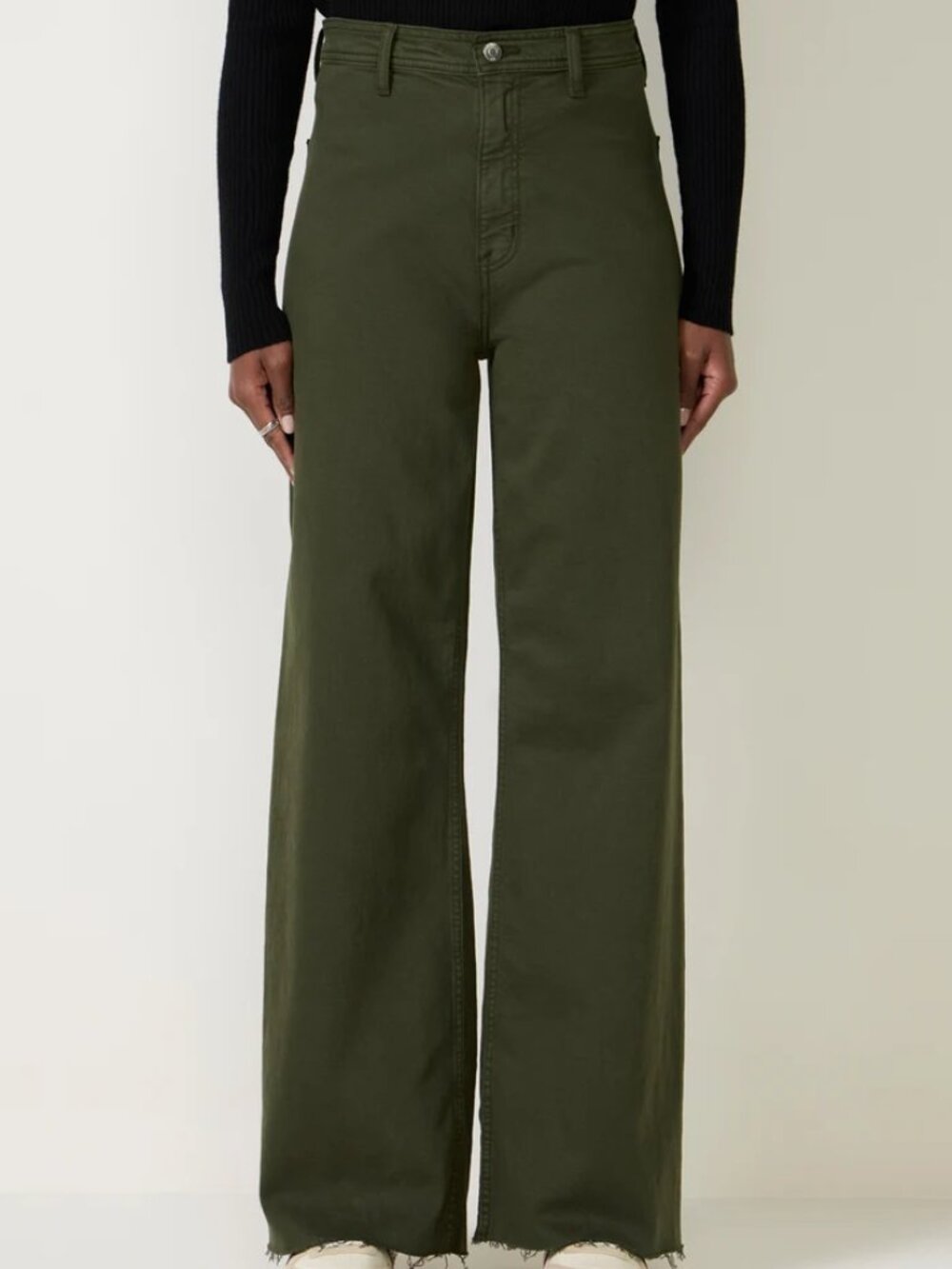 PISTOLA Penny Wide Leg Jean in Laurel Army Green 24